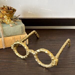 Artisan Gold Textured Decorative Glasses